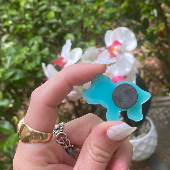 Dinosaur Magnets Blue Teal PACK OF 4 🦕 🦖 - Picture 6 of 15